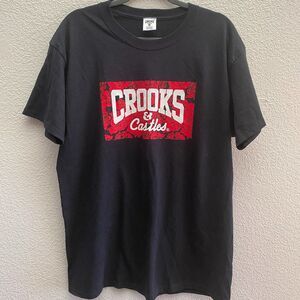 Crooks & Castles Roses Logo Short Sleeve T-Shirt Men's Large